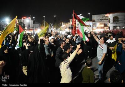 شادی مردم زاهدان بعد از حمله موشکی ایران به اسرائیل+فیلم - تسنیم