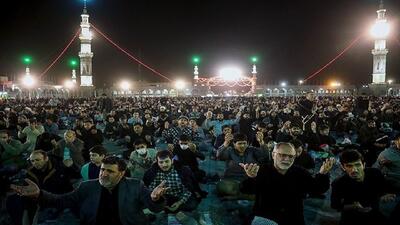 اجتماع مردمی راه نصرالله در مسجد جمکران برگزار شد