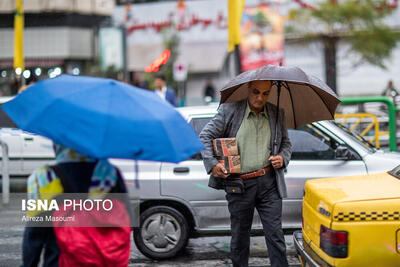 رگبار باران از امروز در تهران