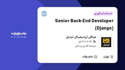 استخدام Senior Back-End Developer (Django) در صرافی ارزدیجیتال تبدیل