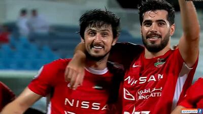 گل پنجم شباب‌الاهلی به بنی یاس توسط عزت اللهی - پارس فوتبال | خبرگزاری فوتبال ایران | ParsFootball