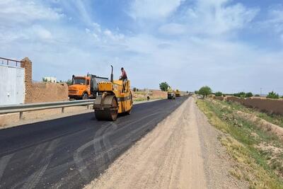 رشد ۳۸ درصدی آسفالت راه‌های روستایی در خراسان شمالی