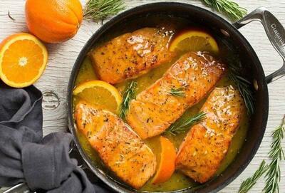 طرز تهیه مرغ پرتقالی با پخت آسان