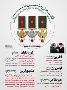 اینفوگرافی/ چه کسانی تاکنون نشان فتح را دریافت کردند؟ | اقتصاد24