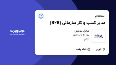 استخدام مدیر کسب و کار سازمانی (B2B) در شاتل موبایل