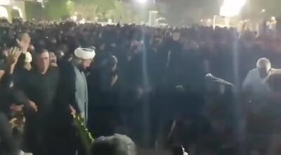 فیلم پدر خانواده کشته شدگان لارستان تشییع جنازه امروز