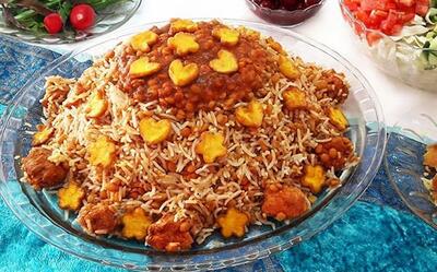 آموزش آشپزی ؛ طرز تهیه قیمه شاه عباسی(قیمه لاپلو)+ فیلم