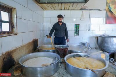 شیره پزی در روستای تاریخی و هدف گردشگری هزاوه