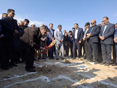 کلنگ ۸۰۰ واحد خانه ویلایی و آپارتمانی روستایی در شیروان زده شد