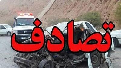 وضعیت نامناسب جاده انابد به عشق آباد باز هم حادثه آفرید + عکس