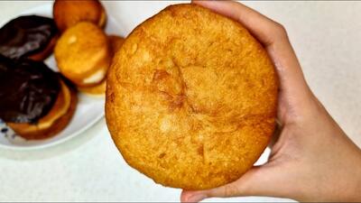 طرز تهیه پیراشکی کرم دار / آموزش پیراشکی بازاری با کرم مخصوص