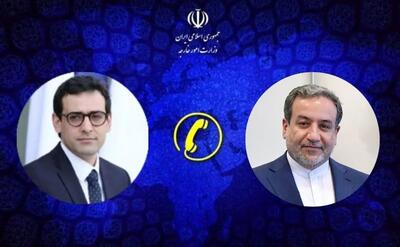 گفتگوی وزیر امور خارجه ایران با همتای فرانسوی