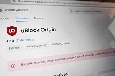 تغییر سیاست گوگل افزونه uBlock Origin را در کروم از کار انداخت