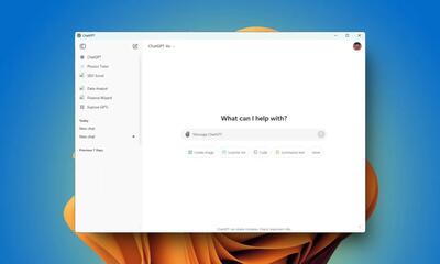 اپلیکیشن ChatGPT برای ویندوز عرضه شد