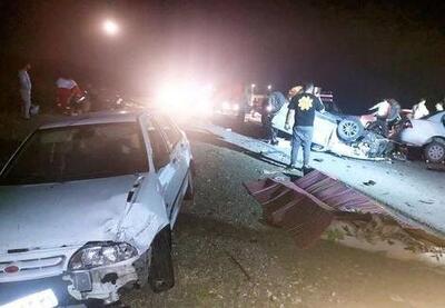 تصادف مرگبار در جاده ساوه - همدان