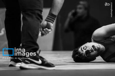 عکس/ مسابقات کشتی آزاد نونهالان قهرمانی کشور