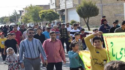 همایش بزرگ پیاده روی خانوادگی در بهاباد برگزار شد