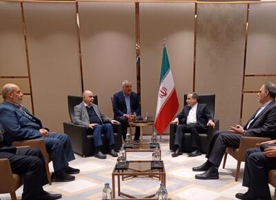 دیدار وزیر خارجه ایران با مقامات ارشد حماس