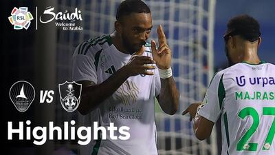 خلاصه بازی الخلیج 0-3 الاهلی عربستان