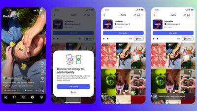 اینستاگرام امکان یکپارچگی با اسپاتیفای را برای کاربران سراسر جهان فرا