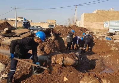 هزار و ۲۰۰ متر شبکه توزیع آب روستای  بوالحسن  شهر ایلام اجرایی شد