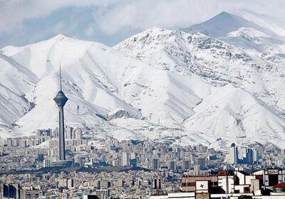 سرما و بارش باران و برف از این تاریخ به تهران می‌آید