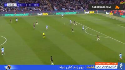 گل دوم ارلینگ هالند به اسپارتا پراگ (منچسترسیتی 4-0 اسپارتا پراگ) - پارس فوتبال