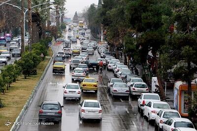 ترافیک سنگین در اتوبان شیراز به سمت مرودشت