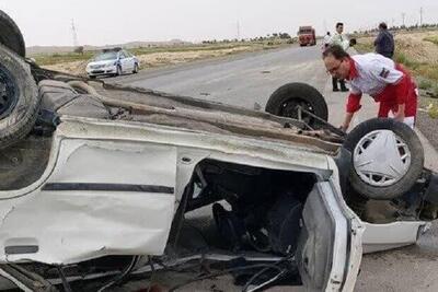 حادثه برخورد دو خودروی سورای در خراسان شمالی ۶ مصدوم بر جا گذاشت