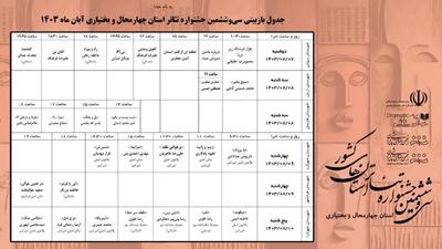 اعلام نتایج جشنواره استانی تئاتر چهارمحال و بختیاری