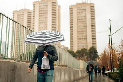 هشدار نارنجی هواشناسی درباره رگبار باران و احتمال وقوع سیل در برخی نقاط ایران