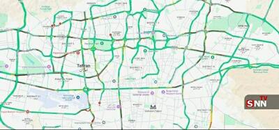 عکس/ ترافیک صبحگاهی در بزرگراه‌های تهران | اقتصاد24