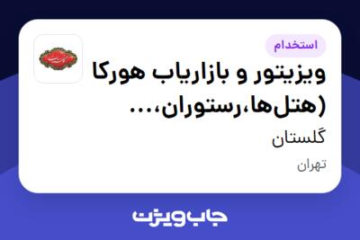 استخدام ویزیتور و بازاریاب هورکا (هتل‌ها،رستوران، کافه‌ها) در گلستان