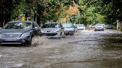 وضعیت شهرهای توریستی چالوس و نوشهر بعد از بارش‌های شدید باران | ویدئو