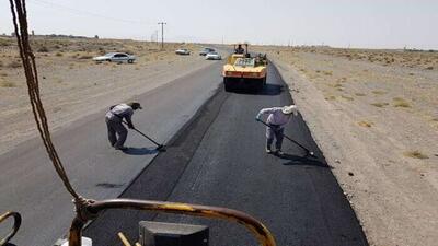 محور پرحادثه چنداب - گرمسار در محدوده سردره استان سمنان اصلاح می‌شود