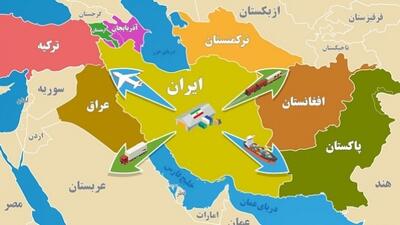 تجارت بدون نفت ایران با کشورهای همسایه