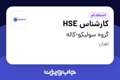 استخدام کارشناس HSE در گروه سولیکو-کاله