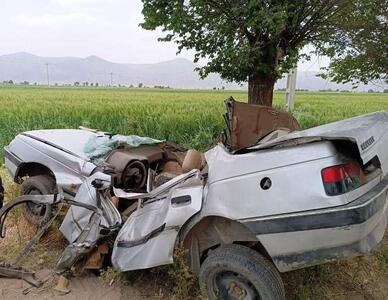 برخورد دو خودروی سواری در خراسان شمالی ۶ مصدوم بر جا داشت