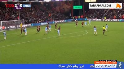 گل یوشکو گواردیول به بورنموث (بورنموث 2-1 منچسترسیتی) - پارس فوتبال