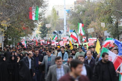 بانگ استکبارستیزی مردم در کاشان طنین‌انداز شد