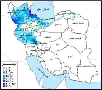 استان‌های شمالی و شمال غرب، پُربارش‌ترین نقاط کشور