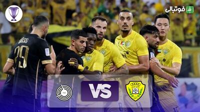 خلاصه بازی الوصل 1-1 السد