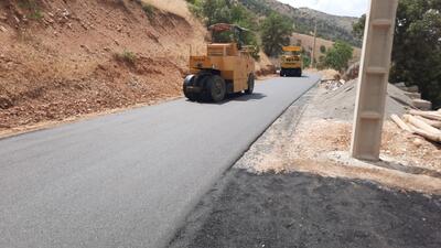 راه ۵۱ روستای کردستان بهسازی و آسفالت شد