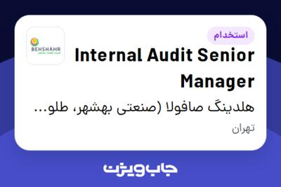 استخدام Internal Audit Senior Manager در هلدینگ صافولا (صنعتی بهشهر، طلوع پخش آفتاب و گندم طلایی نوتریکا)