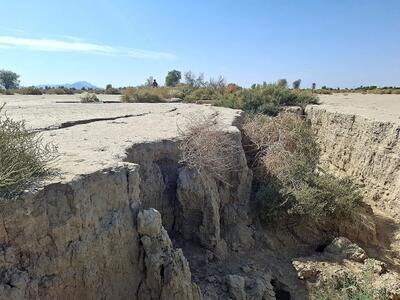 هشدار فرونشست در جنوب کرمان/مناطق درگیر بحران را بشناسید