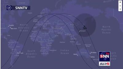 ردیابی زنده مسیر حرکت ماهواره چمران-۱ از فراز کشورهای جهان از جمله الجزایر، ایتالیا، اوکراین، روسیه و ژاپن + فیلم