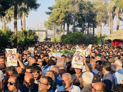 تشیع شهید «محمد صادق رنجبر» در جهرم