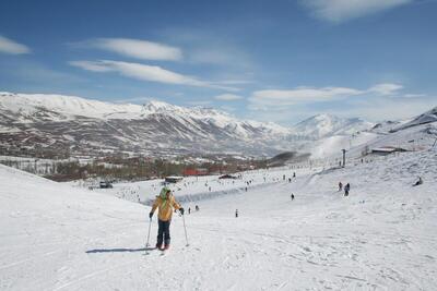 قدیمی‌ترین پیست اسکی ایران(تصویر)