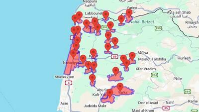 شمال فلسطین اشغالی موشک‌باران شد