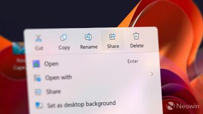 اضافه‌شدن روش‌های جدید اشتراک‌گذاری فایل در ویندوز ۱۱